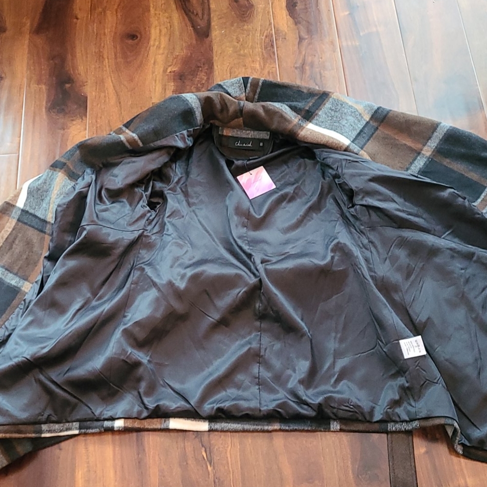 🎈Host Pick🎈 Plaid Turn Down Collar Wool Coat - Picture 11 of 13